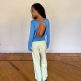 back to back blue top