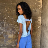 model is 1.72m (5'64'') & wears S