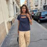 nile navy top