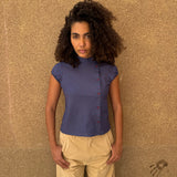 darling blue top