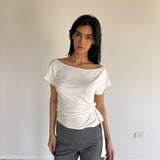 almost white top