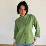model is 1.65m (5'4'') & wears S