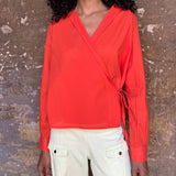 romy coral shirt