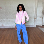 model is 1.69m (5'55'') & wears S