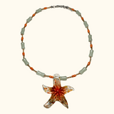 stella orange necklace