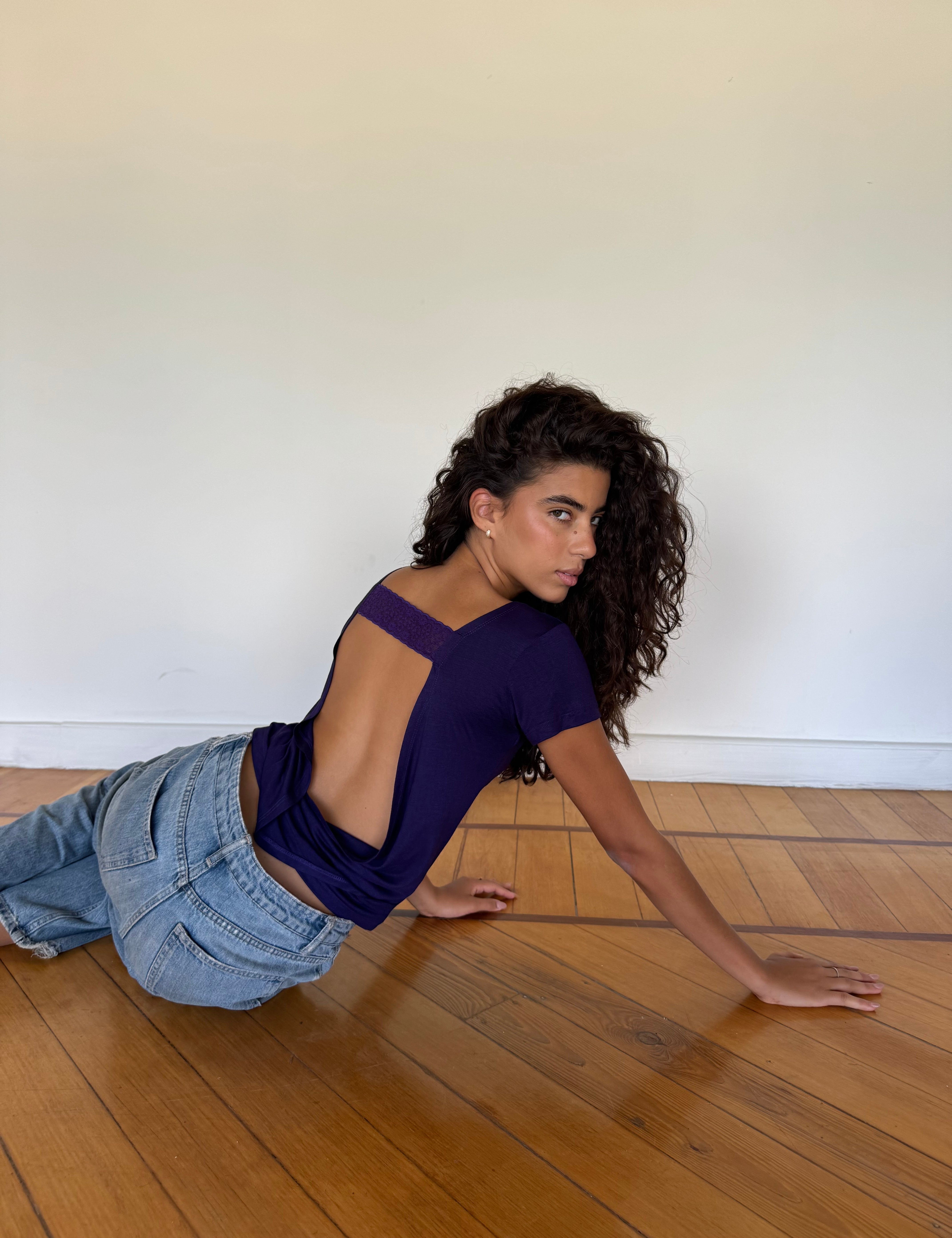 alma purple top