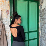 back to back black top