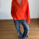 romy coral shirt