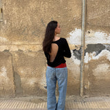 back to back black top