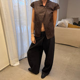 studio brown top