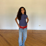 darling blue top