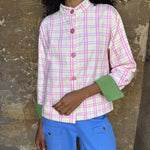 model is 1.72m (5'64'') & wears S