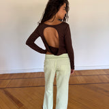 back to back brown top