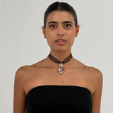 granada silver necklace