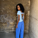 alma baby blue top