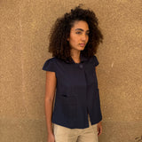 studio blue top