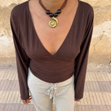 ur spiraling gold necklace