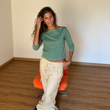 fall for me green top