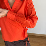 romy coral shirt