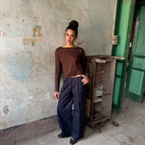 stairwell blue pants