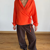 romy coral shirt