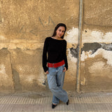 back to back black top