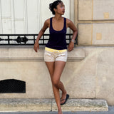 costa yellow shorts