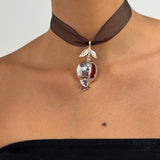 granada silver necklace