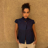 studio blue top