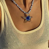 stella blue necklace