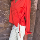 romy coral shirt