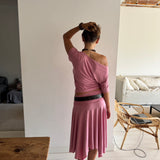 gala pink skirt / top