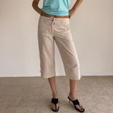 jackie beige capris