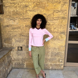 frida pink top