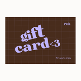 rota gift card <3
